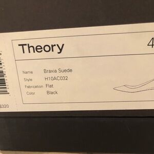 NIB Theory Braxia Suede Flats